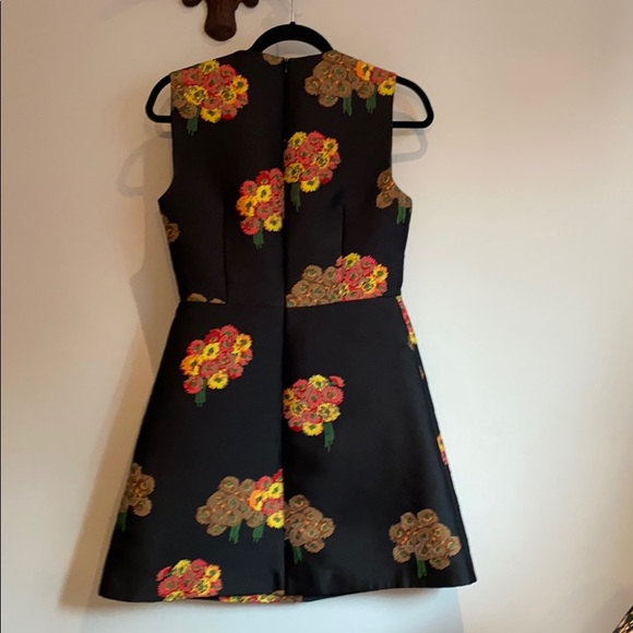 Red Valentino jacquard floral dress - Picture 6 of 10